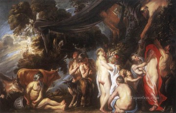 豊饒の寓話 フランドル・バロック様式 ヤコブ・ヨルダーンス Oil Paintings